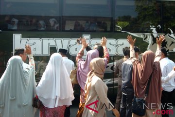 Pemberangkatan jamaah calon haji Tegal