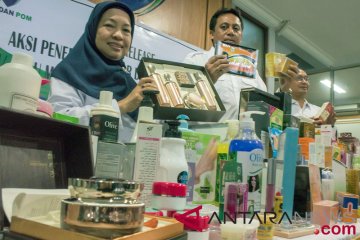 BBPOM Pekanbaru sita ribuan produk kosmetik ilegal senilai Rp1,5 miliar