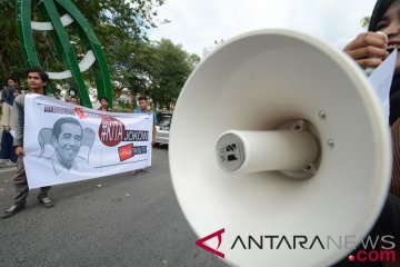 Relawan Jokowi terus teriakkan yel-yel