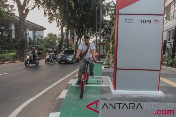 Jalur Khusus Sepeda Di Senayan