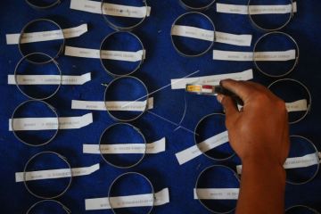 Gelang identitas calon haji