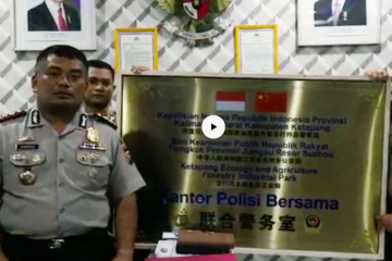 Narasi Anti-Hoax - Plakat "kantor polisi bersama" Indonesia-China bikin geger