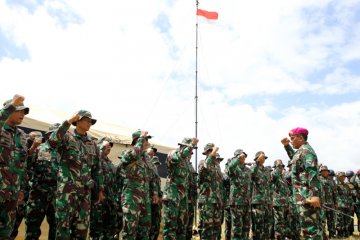 Latihan Penyamaan Persepsi Prajurit Marinir