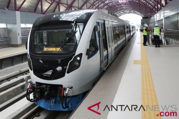 LRT Palembang Percontohan Transportasi Massal