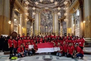 Paduan suara dari Manado juara di Italia