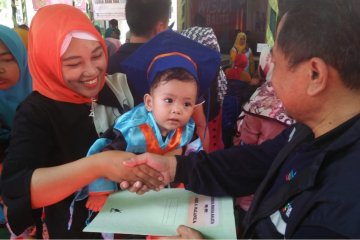 Menteri Kesehatan wisuda 50 bayi di Gorontalo