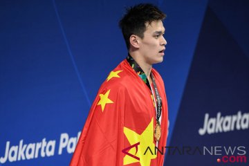 Sun Yang peroleh emas ketiga renang