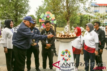 Obor Asian Games singahi Kabupaten Ogan Ilir