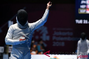 Indonesia melaju ke perempat final floret beregu putra