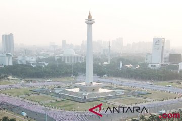 Atlet India, Kazakhstan, Hongkong dominasi kunjungan Monas