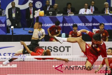 Sepak Takraw Penyisihan Ganda Putra