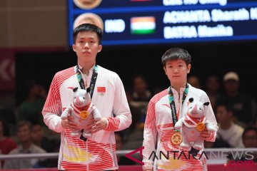 Wang Chuqin/Sun Yingsha rebut emas nomor ganda campuran