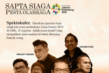 Tujuh Sosok di Balik Kemeriahan Pembukaan Asian Games 2018