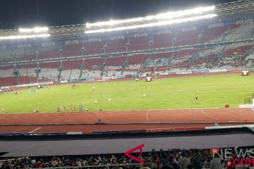 Emas di hari pertama atletik dibagi rata empat negara