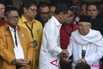 Jokowi: Ma`ruf Amin berpengetahuan luas soal ekonomi