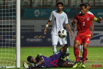 Arab Saudi unggul sementara 1-0 atas Myanmar
