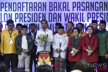 Jokowi-Maruf Amin Mendaftar Ke KPU