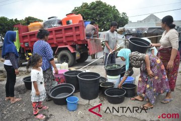 Korban gempa Lombok kesulitan dapat air bersih