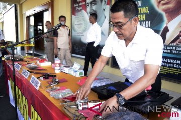 Hasil operasi kejahatan di Polda Lampung