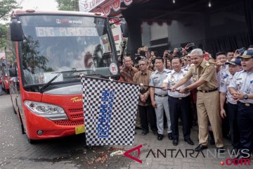 Peresmian BRT Trans Jateng Purwokerto-Purbalingga