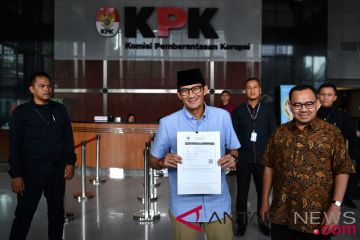 Sandiaga Uno Serahkan LHKPN