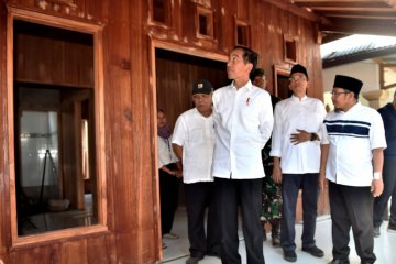 Presiden kunjungi rumah Zohri di Lombok Utara