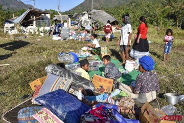 Korban gempa Lombok butuh tenda dan selimut