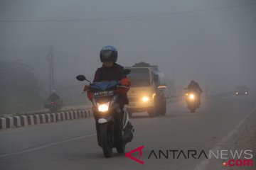 Kota Dumai Di Selimuti Kabut Asap