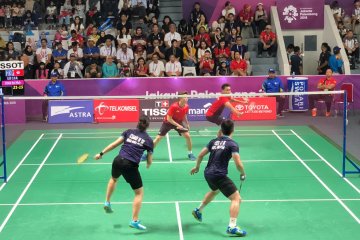 Dua ganda Indonesia ke semifinal bulu tangkis