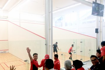 Agung Wilant masuk 16 besar squash