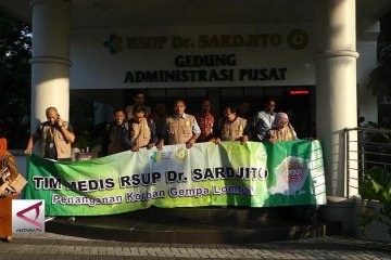 Tim Medis RSUP Dr Sardjito berangkat ke Lombok