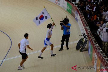 Emas 4.000 m individual pursuit putra milik Korsel