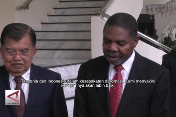 Wapres menerima kunjungan kehormatan Presiden Zanzibar