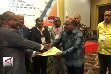 KPU Papua tetapkan Lukas-Klemen gubernur terpilih