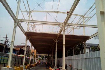 JPM Tanah Abang tengah dipasangi taman