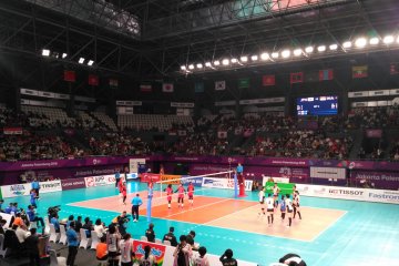 Tim voli putri Indonesia dikalahkan Jepang
