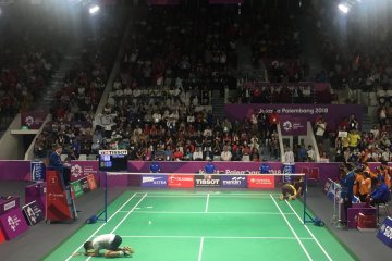 Anthony Ginting harus puas dengan medali perunggu