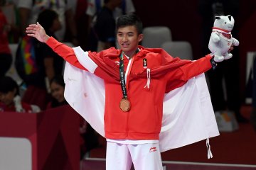 Indonesia rebut medali emas kumite putra -60 kilogram