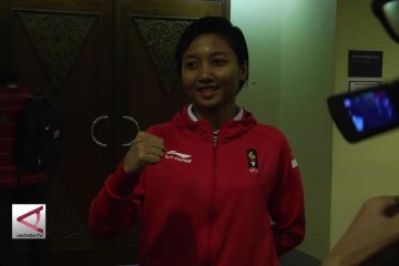 Cokorda istri sumbang  perunggu karate putri