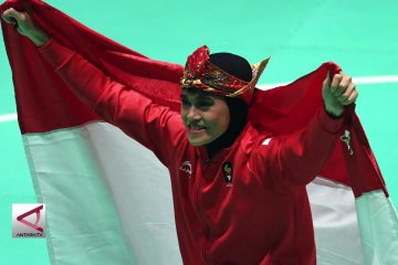 Puspa Arum Sari raih  emas pertama di cabor pencak silat