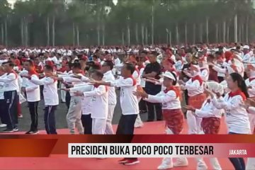 Presiden buka Poco-Poco pecahkan rekor dunia