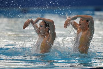 Renang Artistik Final Duet Free Routine
