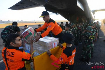 Di Lanud Iswahjudi sudah terkumpul 19 ton bantuan Gempa Lombok