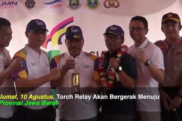 Torch Relay kembali ke Pulau Jawa melalui Merak