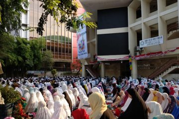 Warga MTA Temanggung shalat Idul Adha