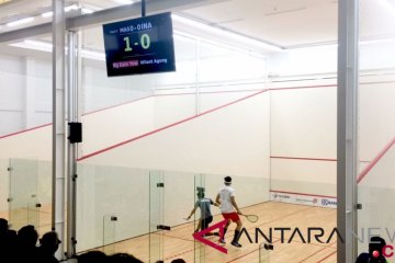 Tim squash putra Malaysia tekuk Indonesia 3-0