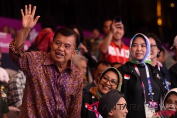Jusuf Kalla Saksikan Final Senam Ritmik