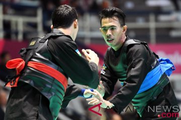 Pencak Silat Kelas F Putra Uzbekistan vs Indonesia