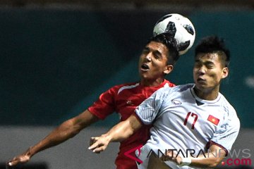 Tim sepak bola Vietnam unggul sementara atas Jepang 1-0