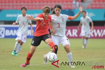 Sepak Bola Wanita - Semifinal Korsel Vs Jepang